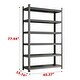 preview thumbnail 4 of 5, Garage Storage Rack, 6-Story Metal Shelves, Adjustable Basement Storage Rack