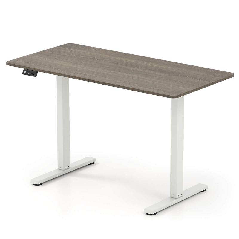 Costway 48” x 24” Electric Standing Desk with LED Display 2 Memory
