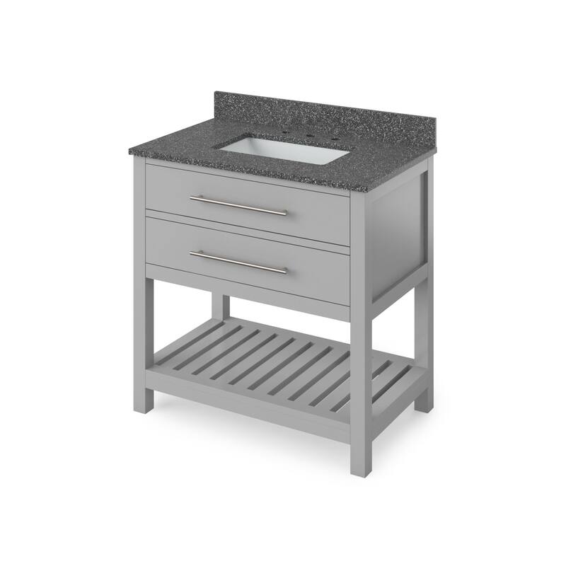 Jeffrey Alexander VKITWAV36R-MARBLE Wavecrest II 36" Free Standing