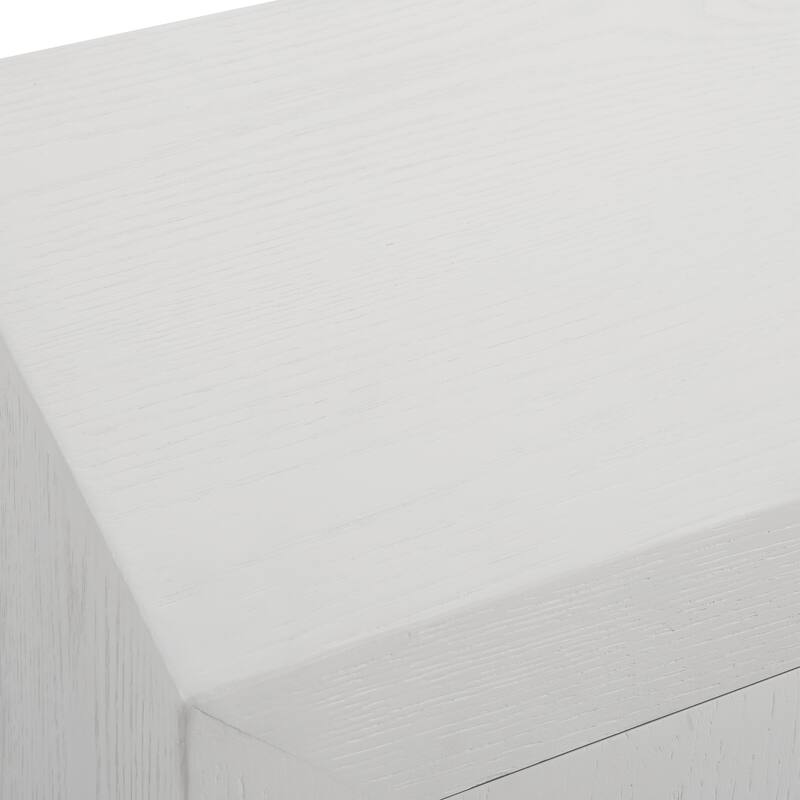 Uttermost Front Range White 2 Door Cabinet - 40.25"W x 34"H x 13"D