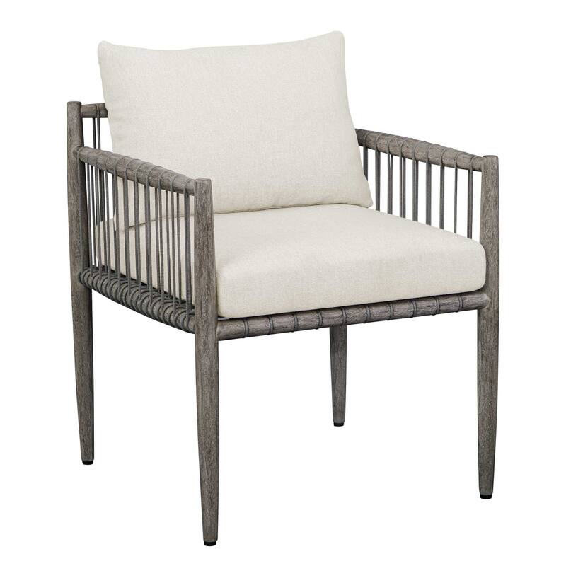 Uttermost Borneo White Outdoor Dining Chair