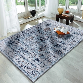 Blue Coastal Rug - 5 ' X 8' Rectangle