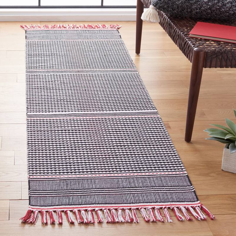 SAFAVIEH, Handmade Flatweave Montauk Susse Casual Cotton Rug