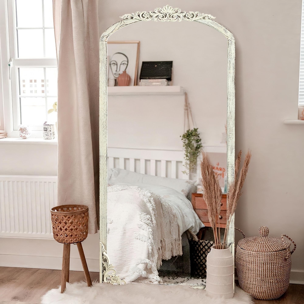 White Rectangular, Wall Mounted Floor Mirrors - Bed Bath \u0026 Beyond, image size:1000x1000