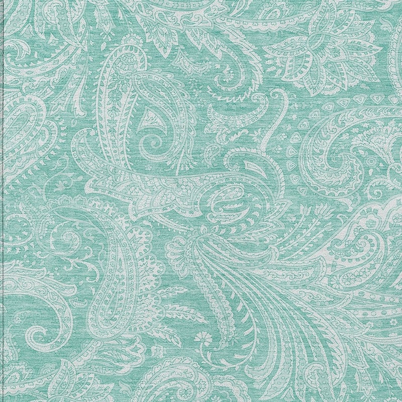 HomeRoots Paisley Transitional Rectangle Outdoor Rug