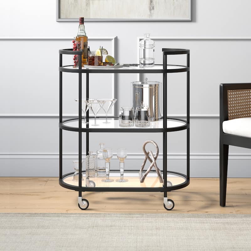 Leif Bar Cart - Blackened Bronze
