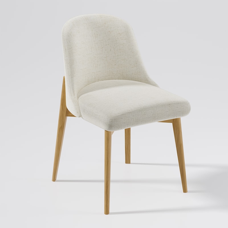 Solid Wood Dining Chairs(Set Of 2) - 23*19*32 - Brown