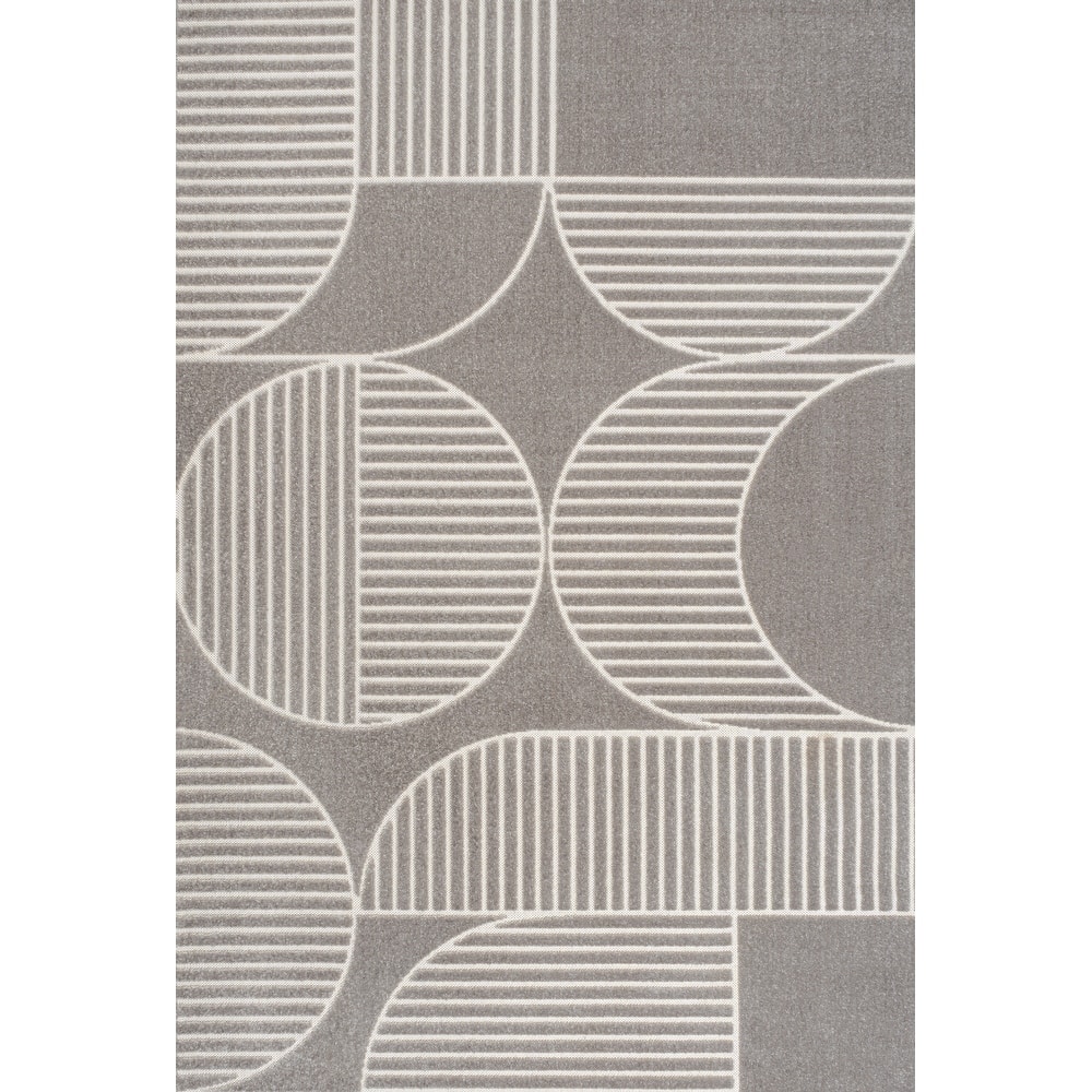 JONATHAN Y Dila Geometric Arch Scandi Striped Ivory/Cream Area Rug
