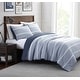 preview thumbnail 4 of 10, Brooklyn Loom Niari Yarn Dye Stripe 3 Piece Duvet Cover Set