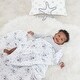 preview thumbnail 2 of 3, aden + anais essentials cotton muslin swaddle blanket 4 pack mickey stargazer