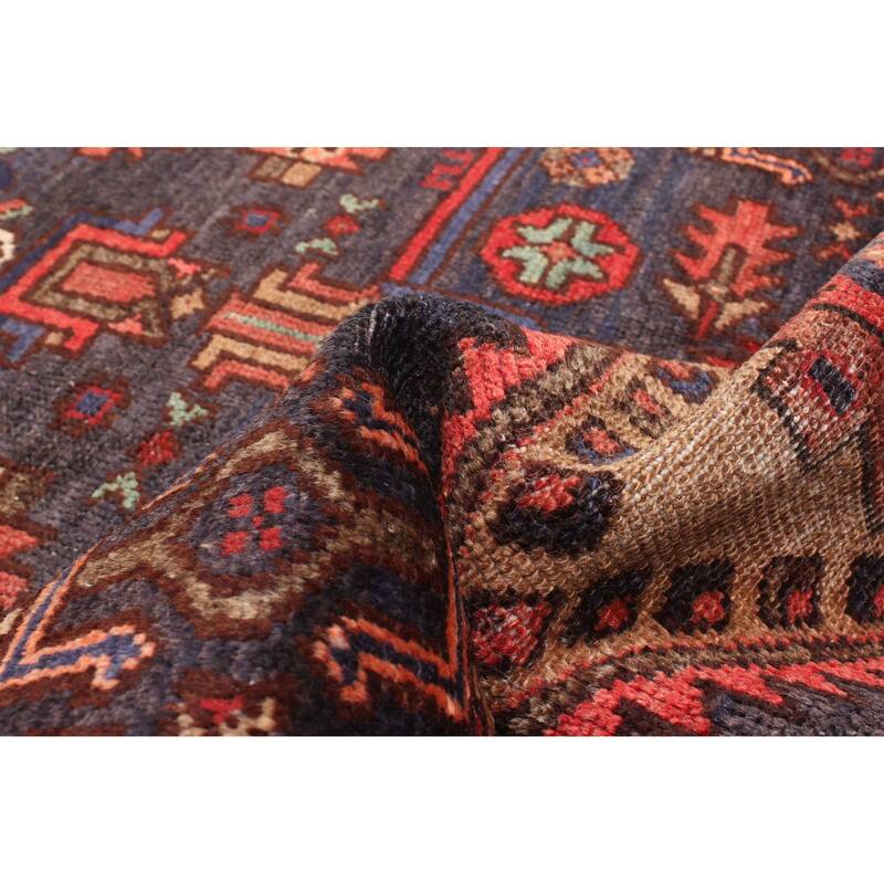 ECARPETGALLERY Hand-knotted Andelz Dark Navy Wool Rug - 2'7 x 6'3