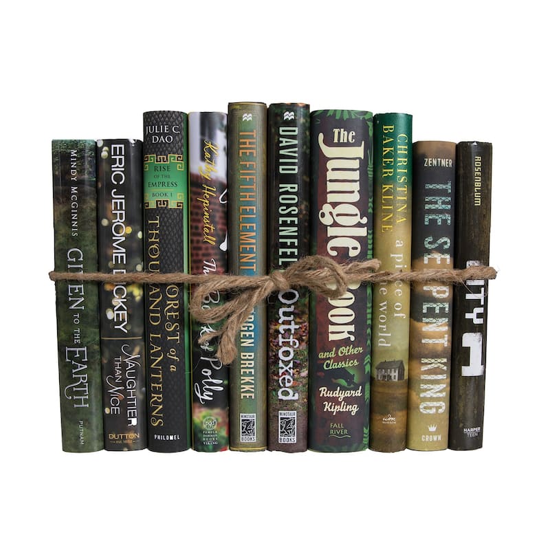 Books Green Decorative Accessories: Woodlands Dust Jacket ColorPak