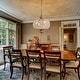 preview thumbnail 26 of 33, Retro French 4/5-Light Antique Brass Globe Crystal Chandelier Kitchen Island Pendant