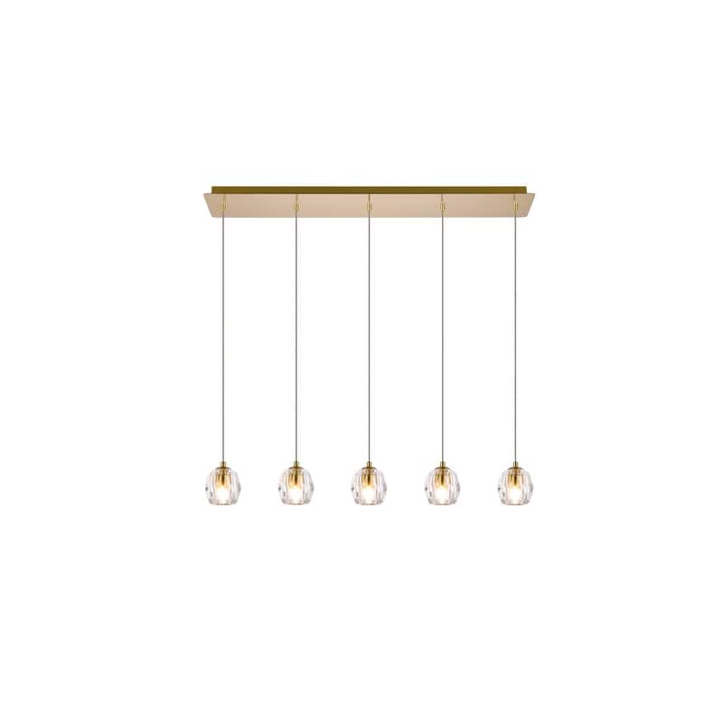 Ella 32-Inch 5-Lights Pendant - N/A