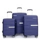 preview thumbnail 6 of 32, Luggage 3 Piece Set(20"/24"/28"), Hardshell Suitcase With Double Mute Spinner Wheels, Durable Lightweight Suitcase With TSA Lock Navy