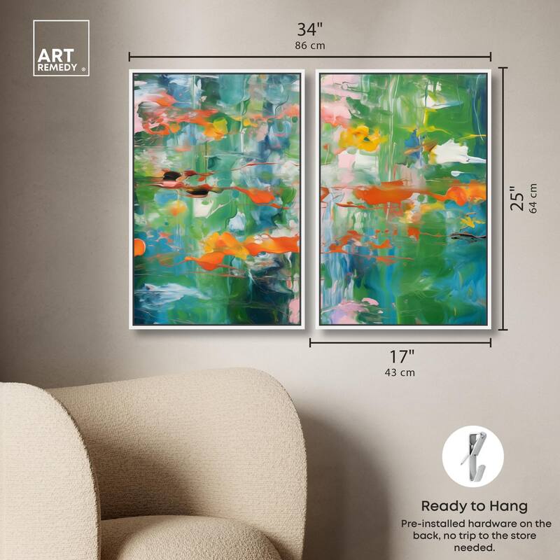 Jungle Serenade Canvas Set of 2 by Art Remedy