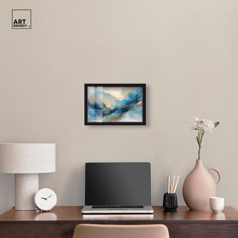 Postmodern Flow II Shadowbox by Art Remedy