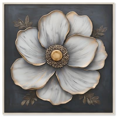 Sculpted Sepals II Canvas by Art Remedy