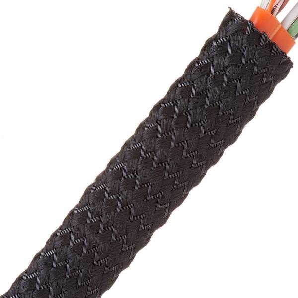 Shop Techflex Nrn0 50bk 1 2 Inch X 250 Foot Cable Sleeving Black Overstock 30201519