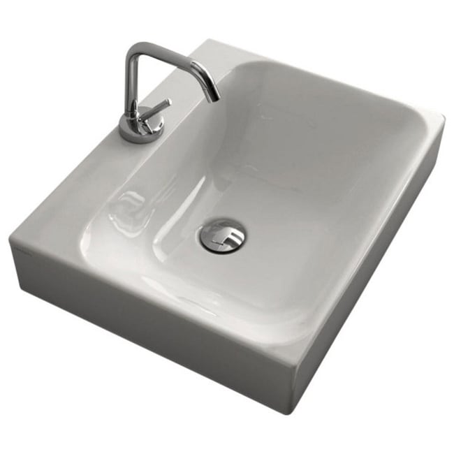 WS Bath Collections 19-11/16" Ceramic Vessel Bathroom Sink