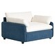 preview thumbnail 47 of 53, Oversized Chenille Single Sofa for Living Room,Couch Lounge with Arm Pillows,3 Colors