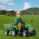 preview thumbnail 14 of 25, Kids Electric Toy Tractor with Trailer, 12V7AH Battery, Remote Control, and Music for Outdoor Fun Green