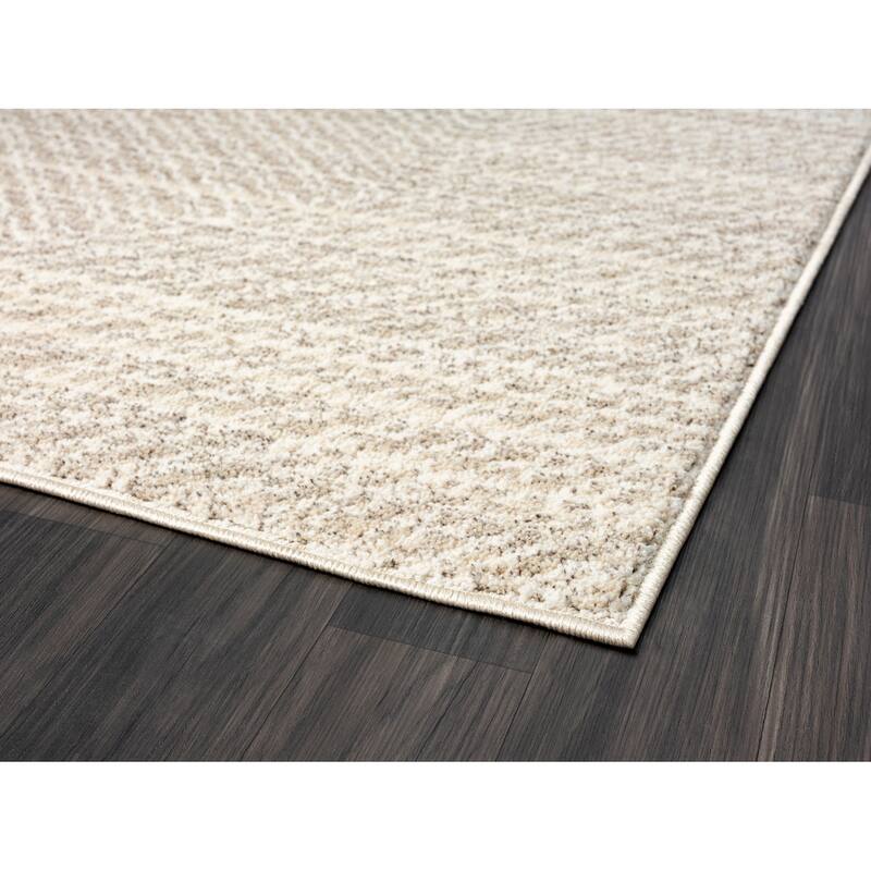 Terra by Obeetee Chelsea Modern Neutral Rug - 2' x 3'