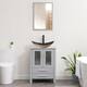 Option glass champagne boat sink