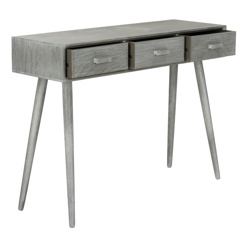 SAFAVIEH Hennie 3-Drawer Console Table - 41.8" x 14.3" x 32" - 42"W x 14"D x 32"H