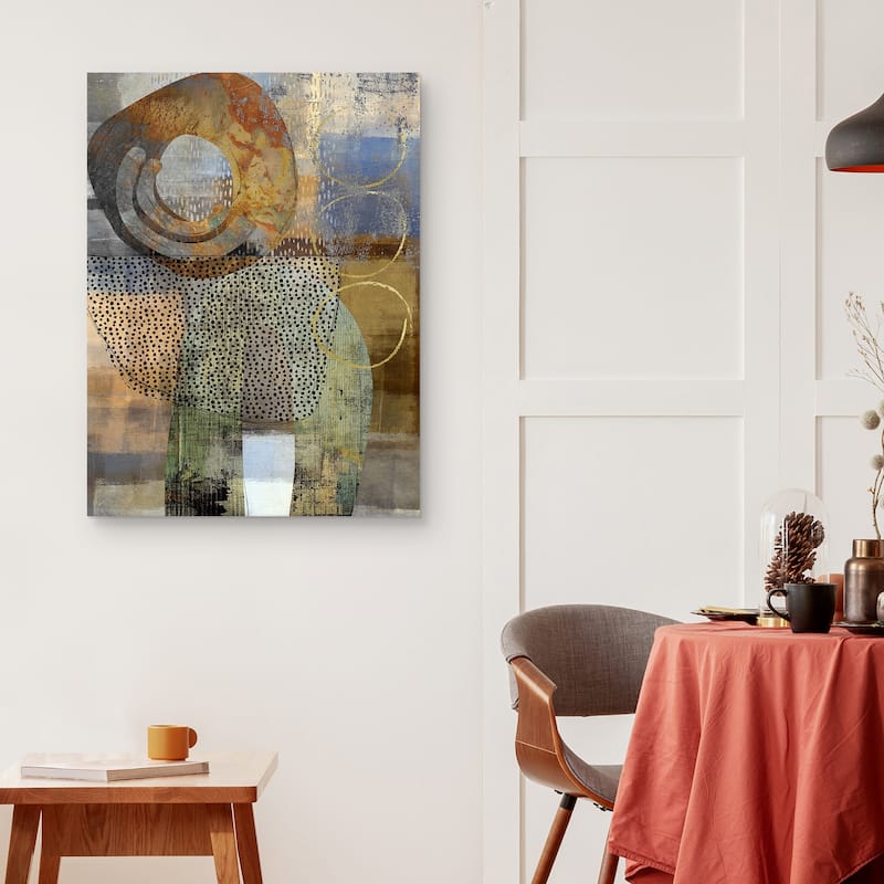Tipping Point Abstract by Nikki Chu Canvas Art Print