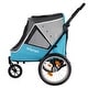 preview thumbnail 2 of 5, ibiyaya 2-In-1 Happy Pet All Terrain Bike Trailer Jogger Stroller, Ocean Blue - 31