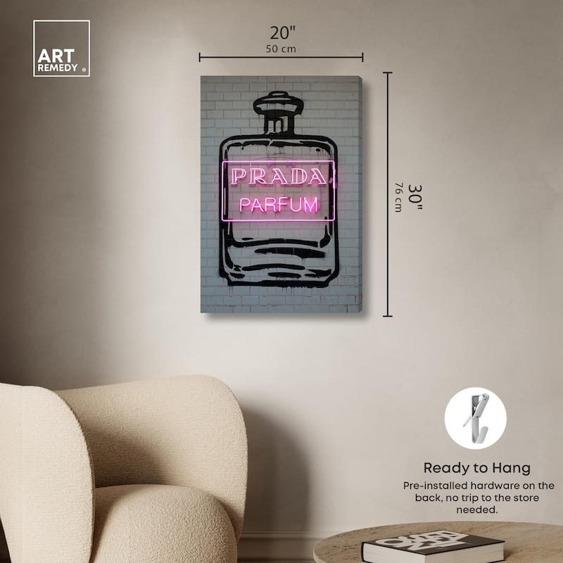 Fragrance Frame Canvas by Art Remedy, Gallery Wrapped