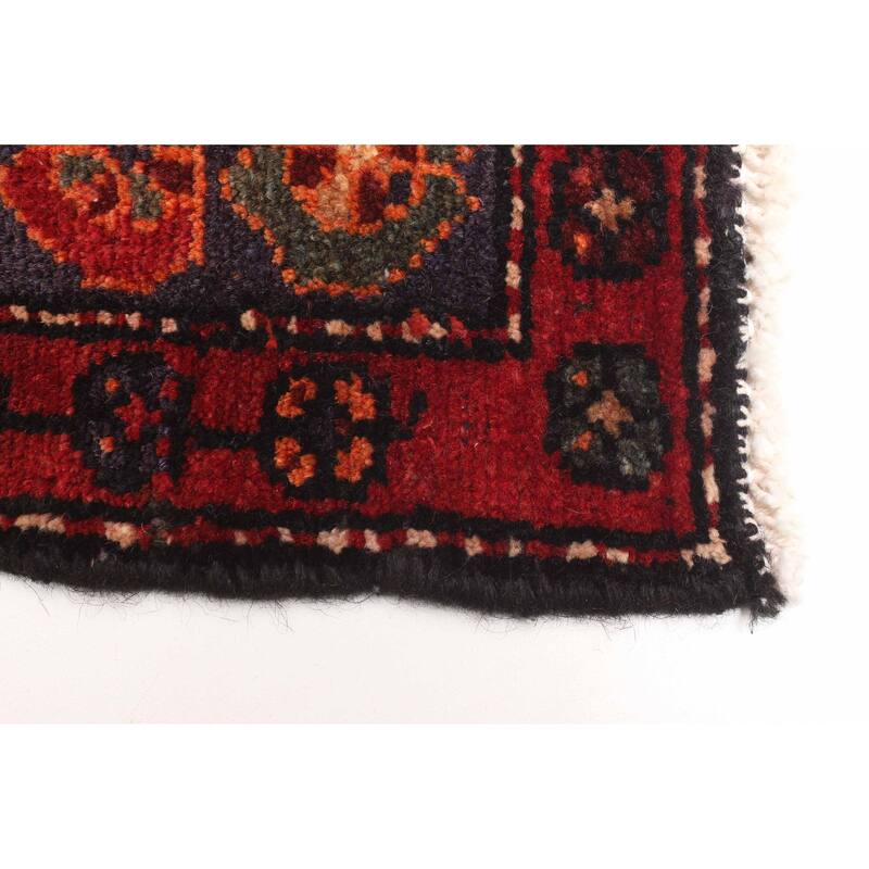 ECARPETGALLERY Hand-knotted Anadol Dark Red Wool Rug - 4'0 x 6'9