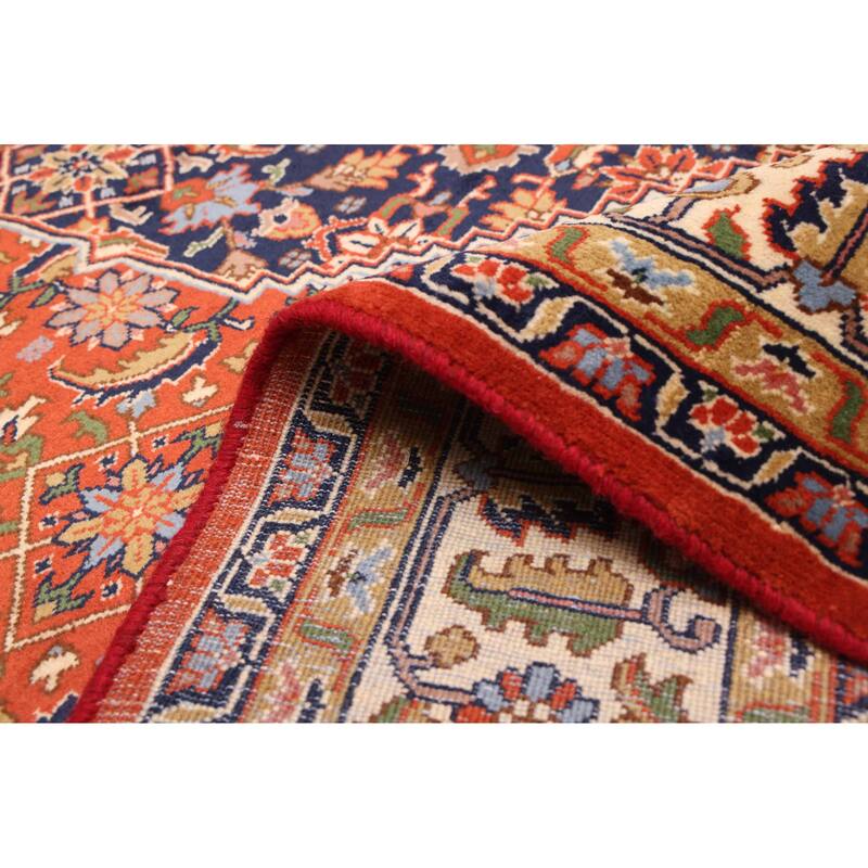 ECARPETGALLERY Hand-knotted Royal Mahal Dark Copper Wool Rug - 5'10 x 9'2