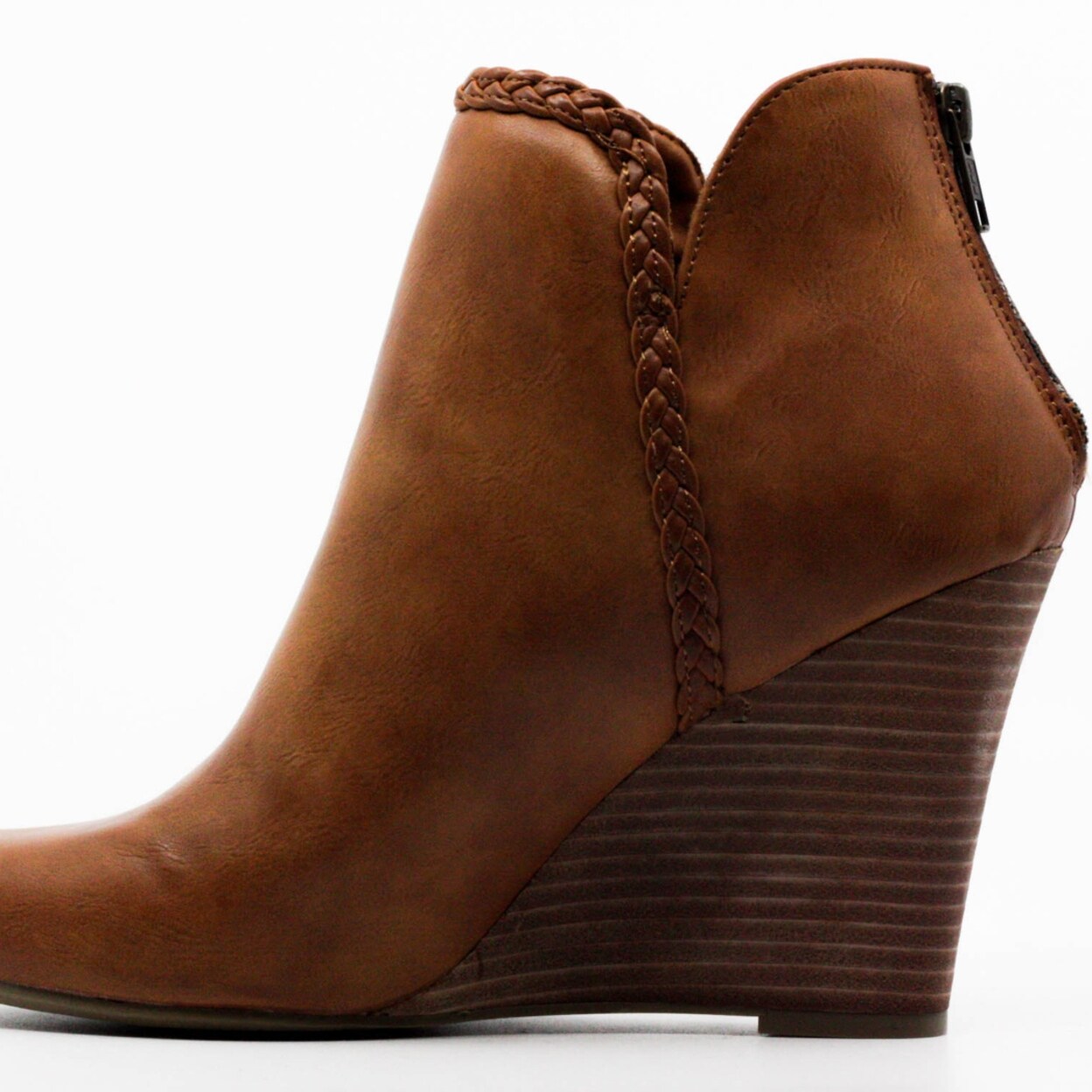 report wedge booties
