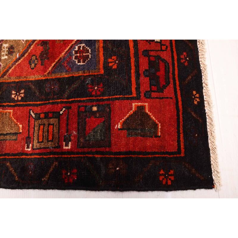 ECARPETGALLERY Hand-knotted Anatolian Vintage Brown Wool Rug - 4'3 x 7'10