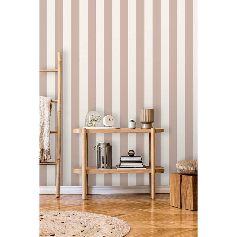 Fine Decor Tavish Light Pink Stripe Wallpaper