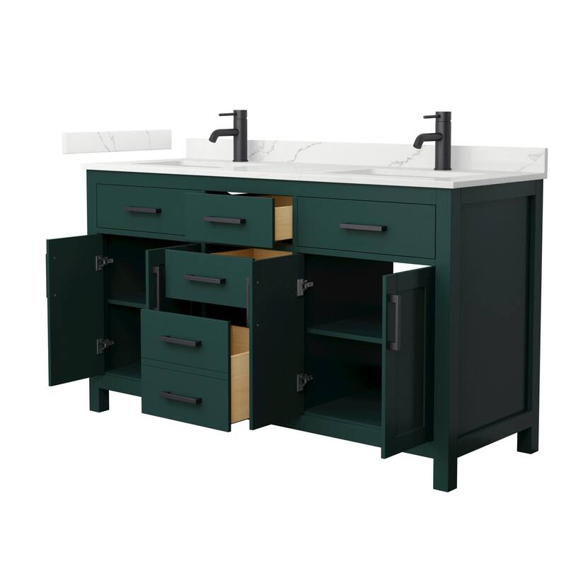 Wyndham Collection WCG2424-60D-QTZ-UNSMXX Beckett 60" Free Standing