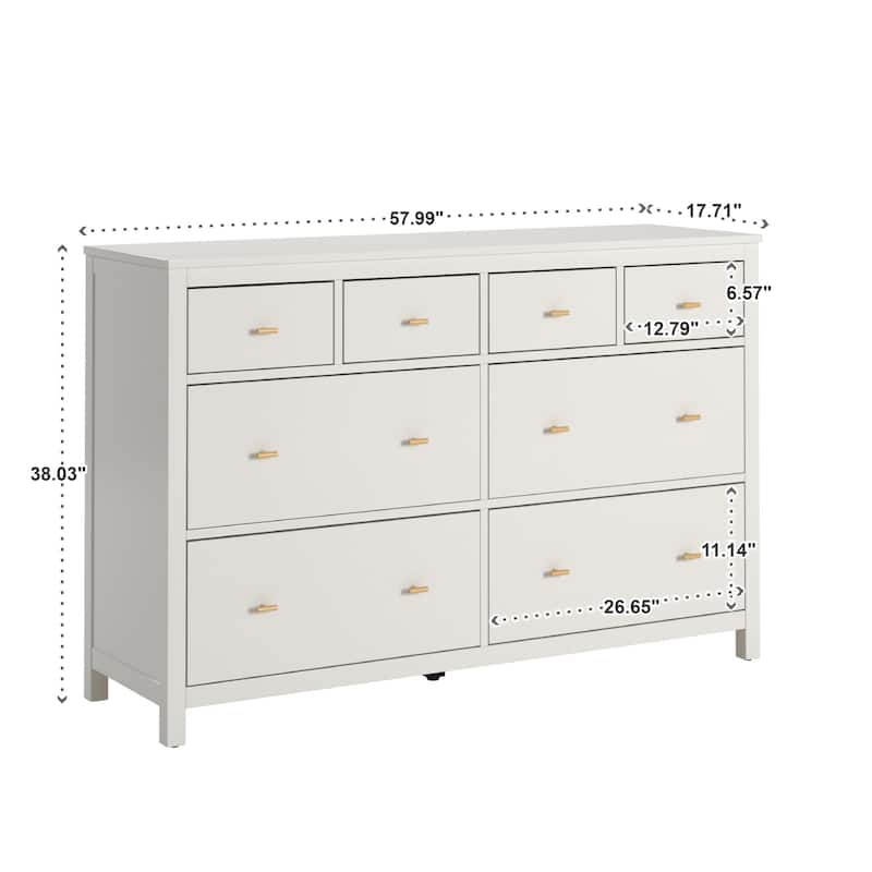 Lydia 8-Drawer Dresser by iNSPIRE Q Modern