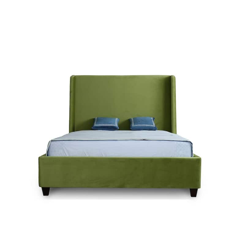 Manhattan Comfort Velvet Modern Parlay Full-Size Bed