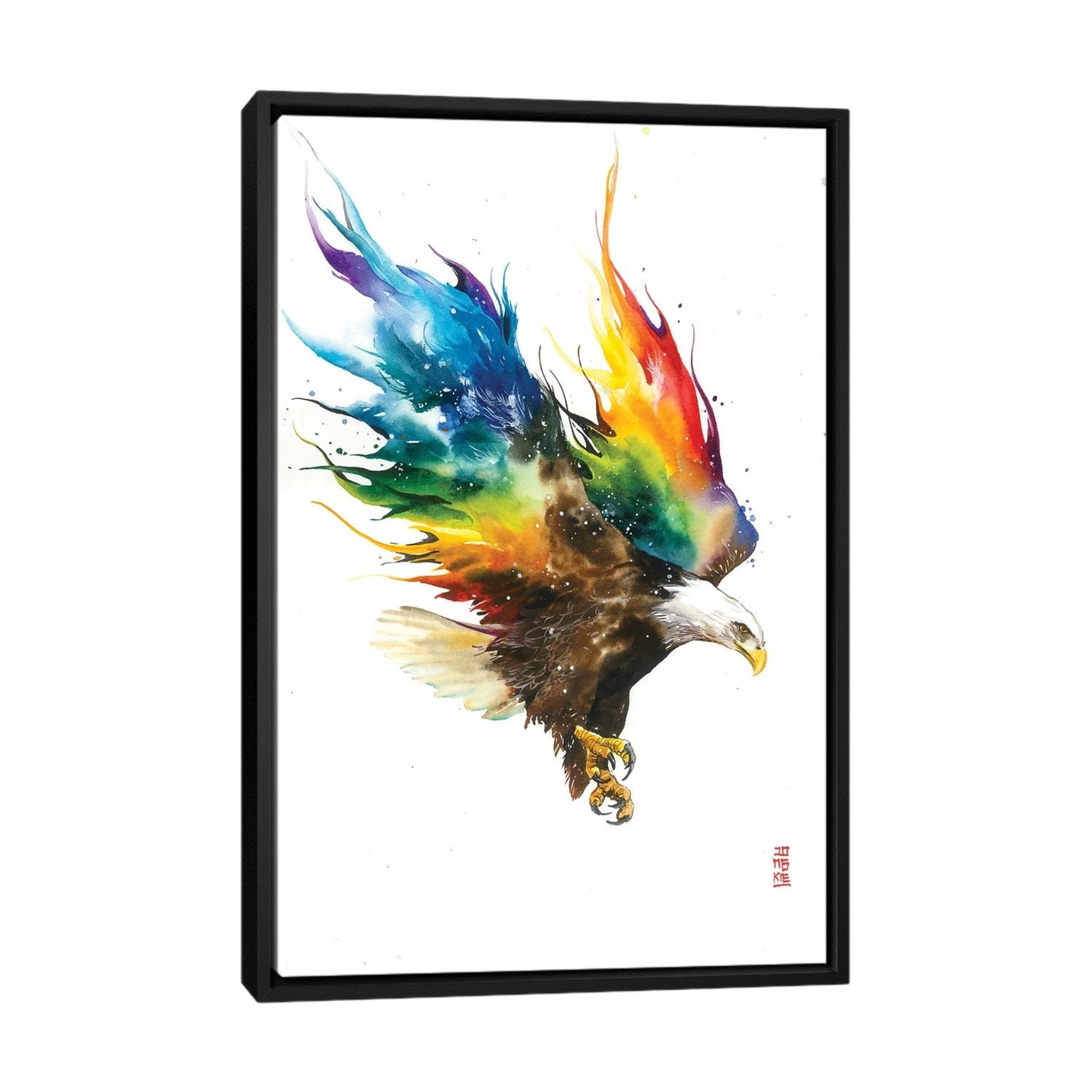 iCanvas "Freedom" by Jongkie Framed Canvas Print