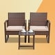preview thumbnail 18 of 16, 3-pc. Outdoor Cushioned Wicker Chat Set