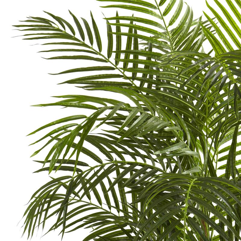 Coastal Palm Tree Indoor Outdoor Decor - 4.5Ft Artificial Palm Tree with Bendable Branches - Home Office Patio Decor - 4.5ft.