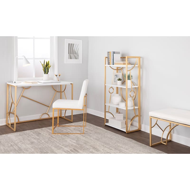 Silver Orchid Loretta Bench