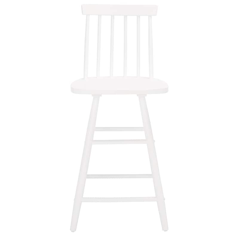SAFAVIEH May Wood 25-inch Counter Stool - 17"W x 17"D x 38"H