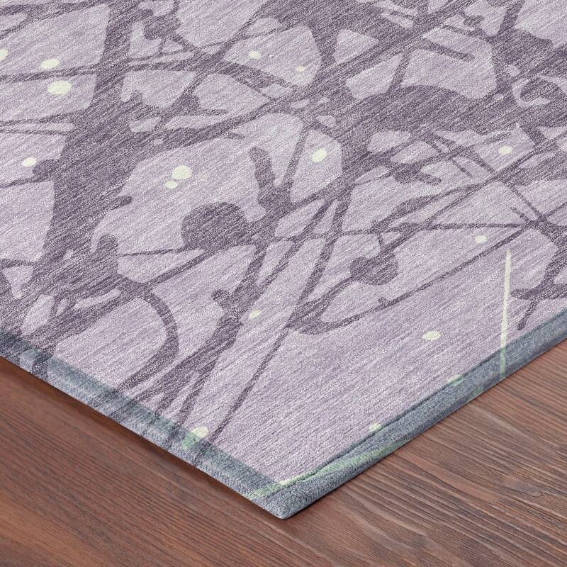 Machine Washable Indoor/ Outdoor Modern Campo Chantille Rug