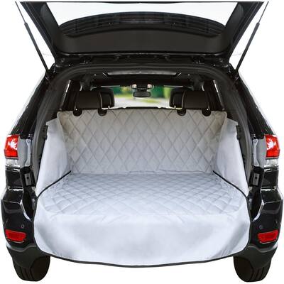 Jumbl Cargo Liner for SUV's and Cars with Side Walls Protectors, Waterproof Material Cargo Cover - 52" x 82"
