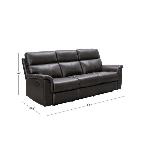 Abbyson Wellington Top Grain Leather Reclining Sofa Bed Bath & Beyond