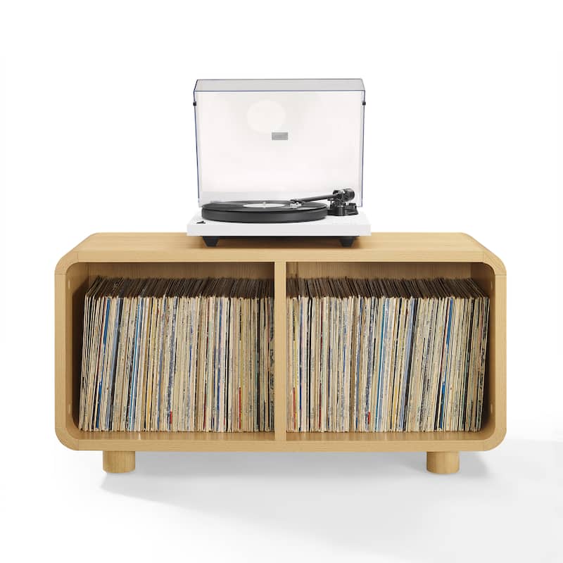 Crosley Zoe Medium Record Player Stand With Vinyl Storage - 15.75"d x 40"w x 55.11"h