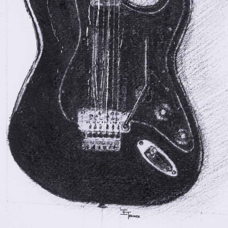 Guitar I Framed Art Print